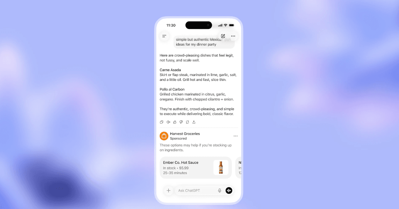 ChatGPT აშშ-ში რეკლამების ტესტირებას იწყებს: რას უნდა ველოდოთ?