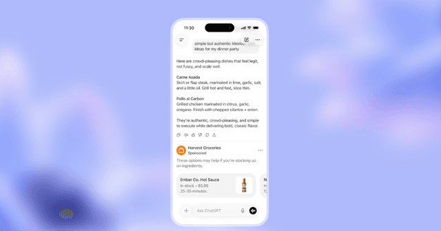 ChatGPT აშშ-ში რეკლამების ტესტირებას იწყებს: რას უნდა ველოდოთ?