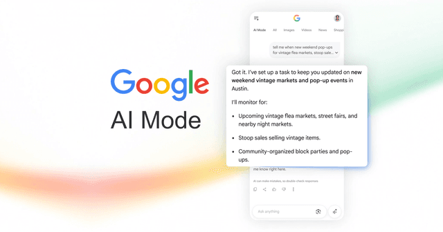 Google-მა AI რეჟიმის ინფორმაციის მონიტორინგის ფუნქცია ყველა მომხმარებლისთვის გლობალურად აამოქმედა